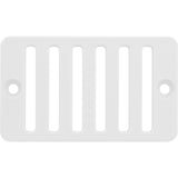 2"X 4" Deck/Gutter Drain Grate-Wht. : 642-2800