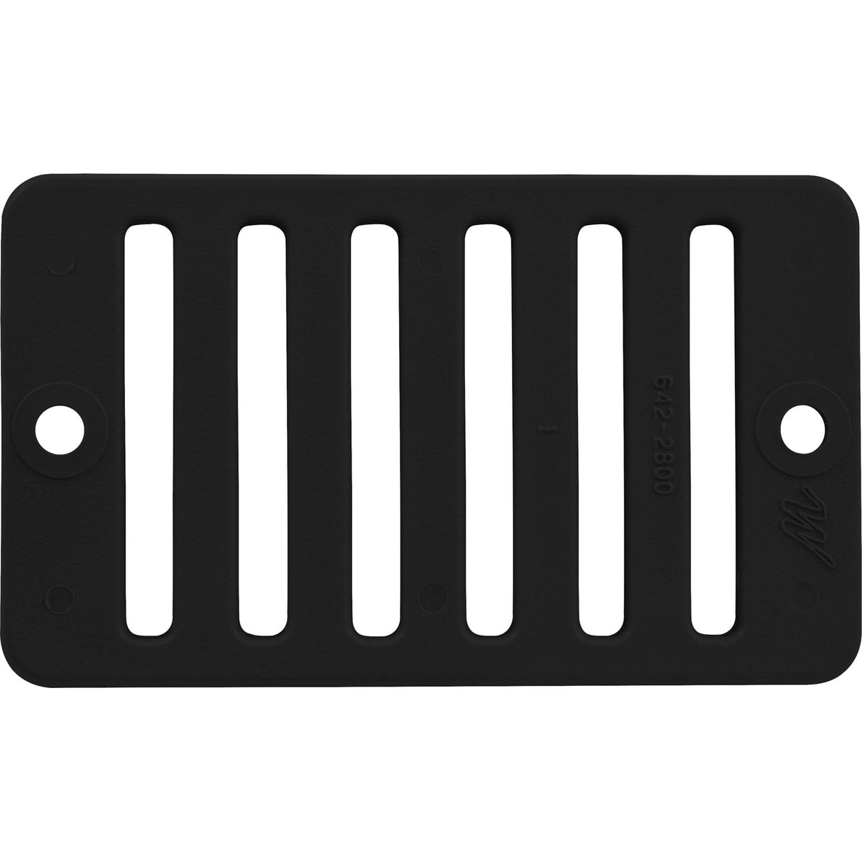 2"X4" Deck/Gutter Drain Grate - Blk : 642-2801