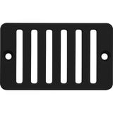 2"X4" Deck/Gutter Drain Grate - Blk : 642-2801