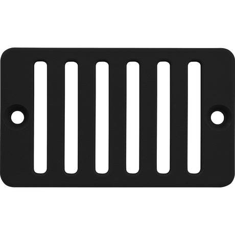 2"X4" Deck/Gutter Drain Grate - Blk : 642-2801 - Waterway Plastics - 8.06105E+11 - PartsForSpas.com