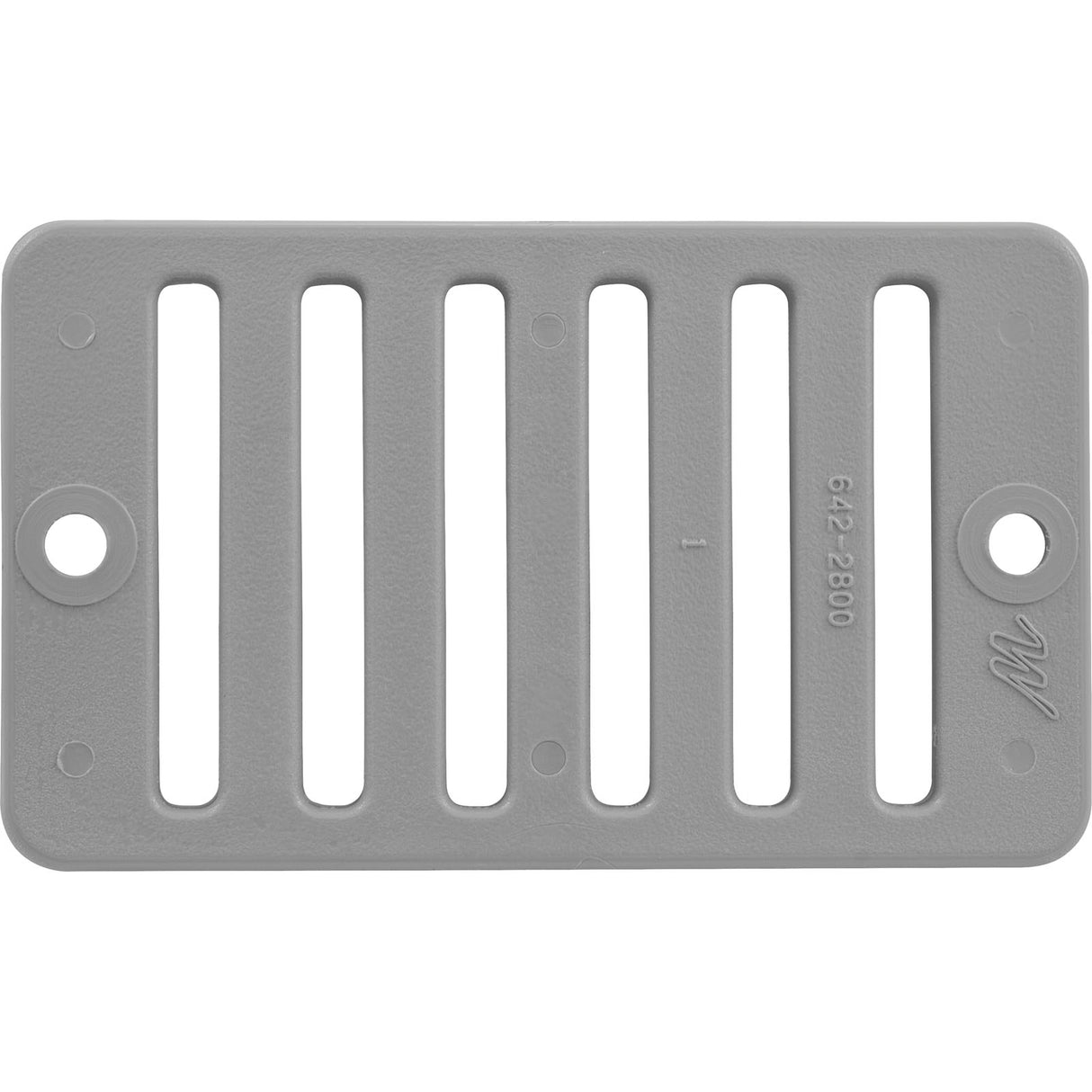 2"X4" Deck/Gutter Drain Grate-Gry. : 642-2807