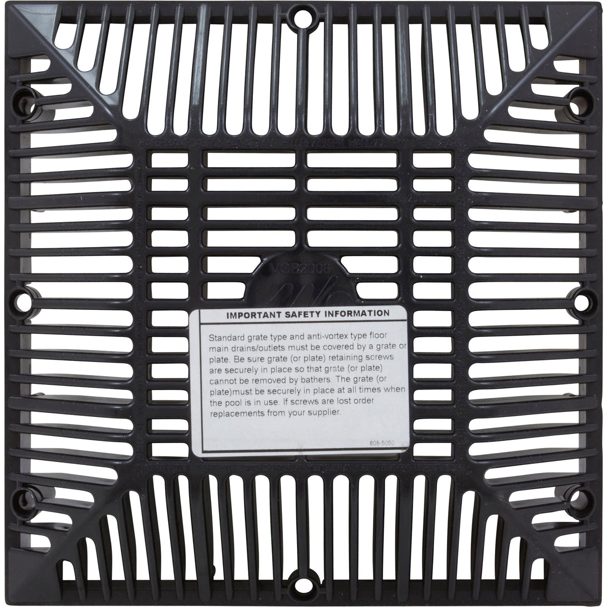 GRATE 9" X 9" 2011 STYLE : 642-4791 V