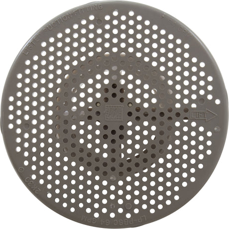 Lo-Pro Suct Cover & Snap Catch Assy - Gray : 643-4257 - Waterway Plastics - 806105114266 - PartsForSpas.com