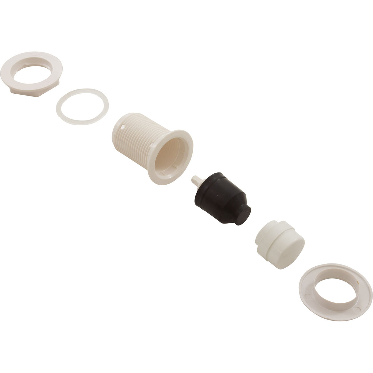 Flat Mount 90deg 1/8" Barb Air Button : 650-3040-CW