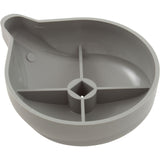 Knob, Whirlpool Diverter Valve, Gray, 2001+ : 6540-877 - Jacuzzi - 6540-877 - PartsForSpas.com