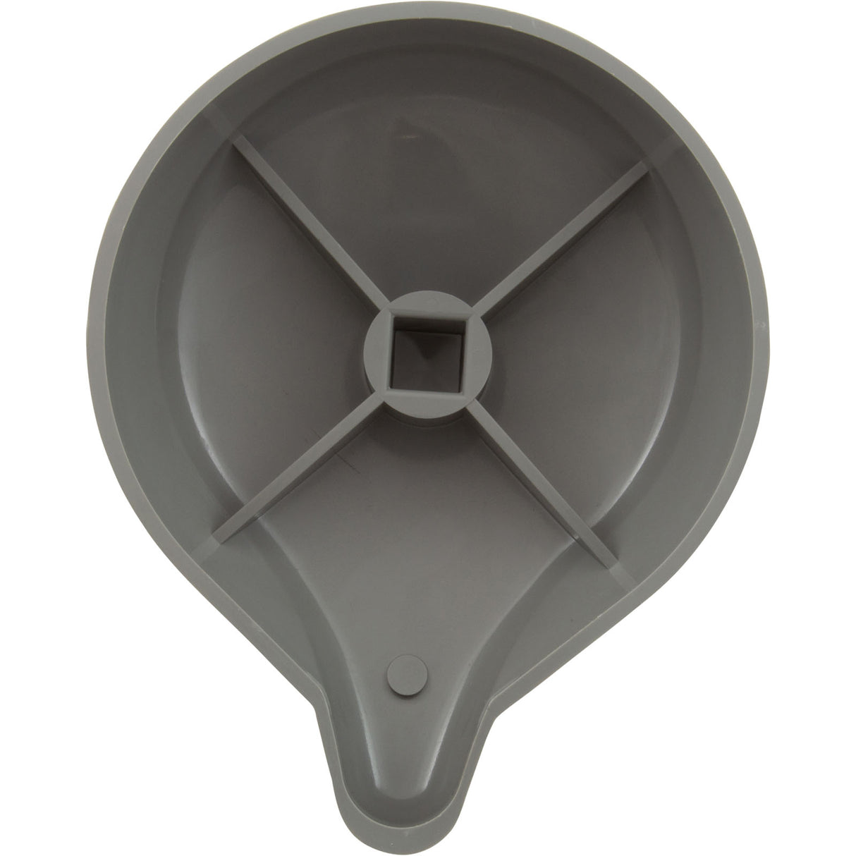 Knob, Whirlpool Diverter Valve, Gray, 2001+ : 6540-877 - Jacuzzi - 6540-877 - PartsForSpas.com