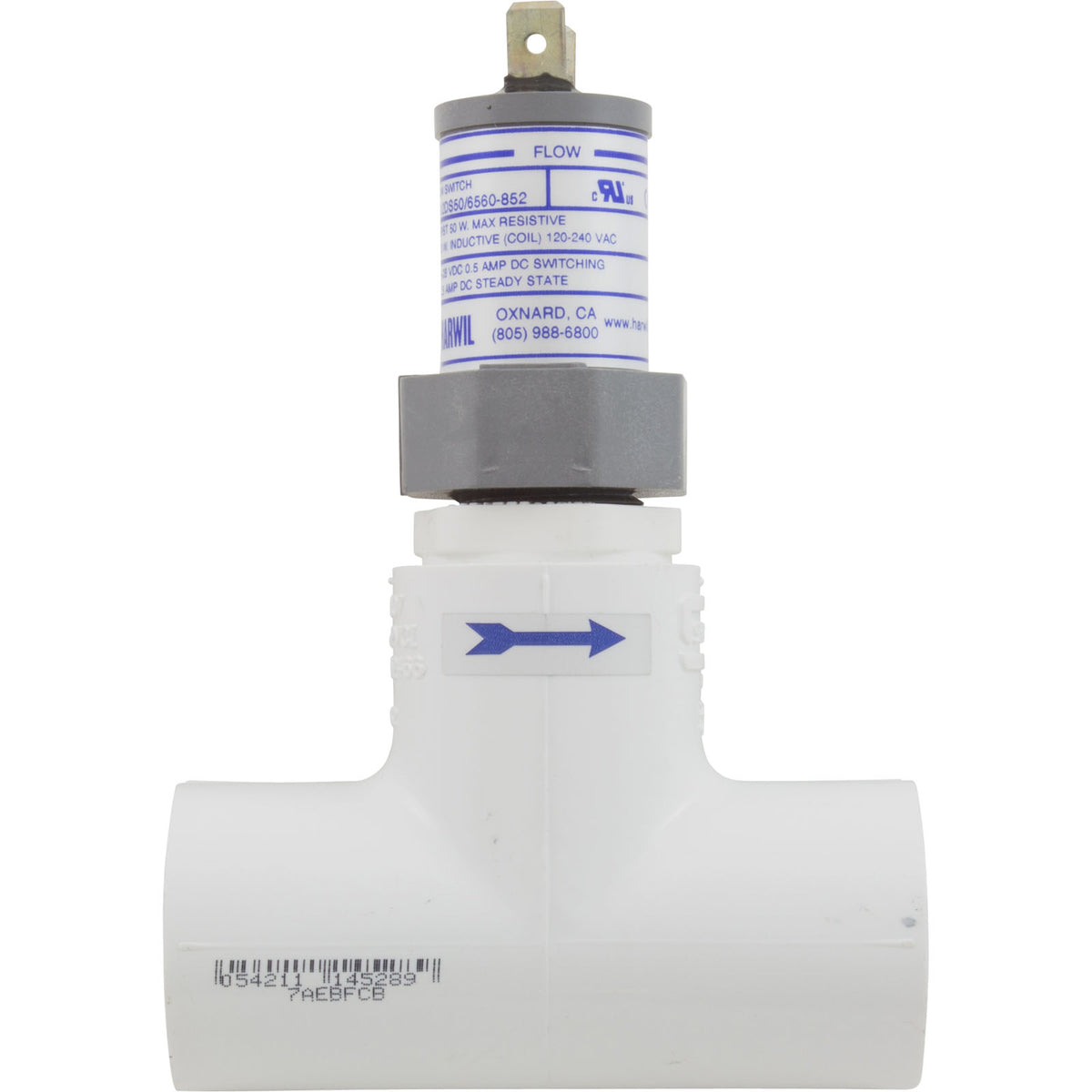 Flow Switch W/Tee Fitting (Cable Not Included) : 6560-852 - Jacuzzi/Sundance - 6560-852 - PartsForSpas.com