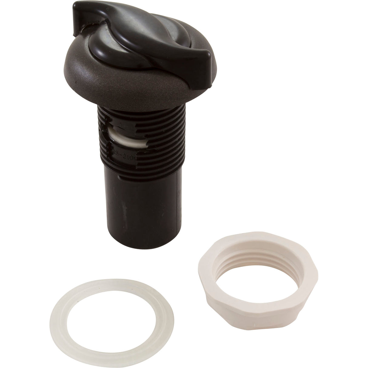 1" T/A Air Control "S" Style - Dsg/Black : 660-3609DSG-1 - Waterway Plastics - 660-3609DSG-1 - PartsForSpas.com