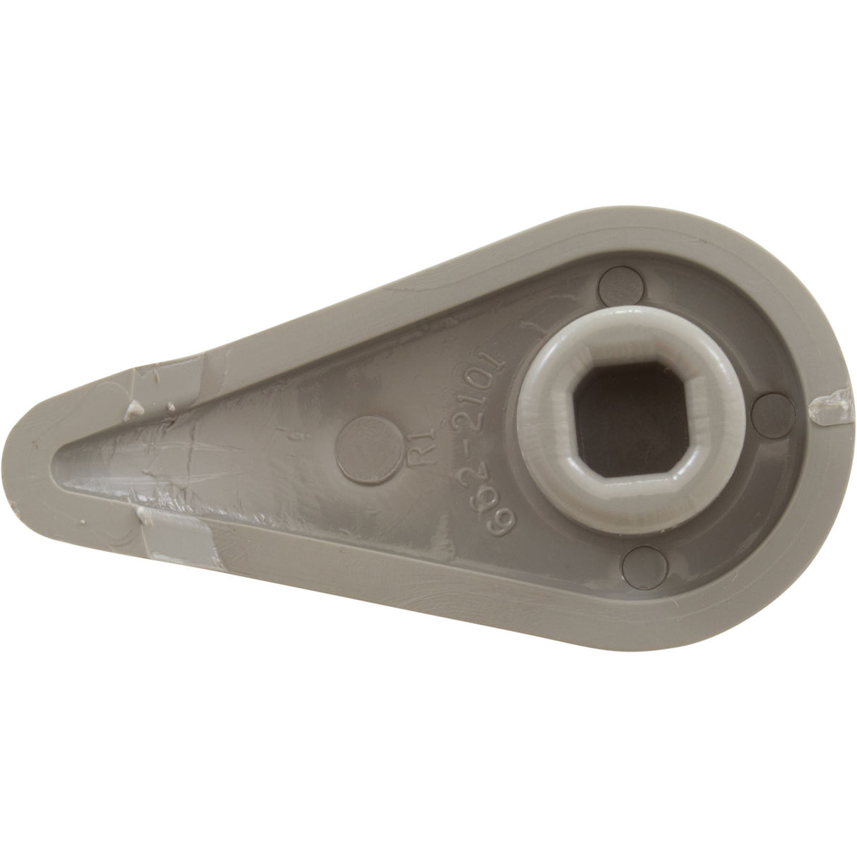 Handle, 1"Curved Top Access Air Control, Gray : 662-2107
