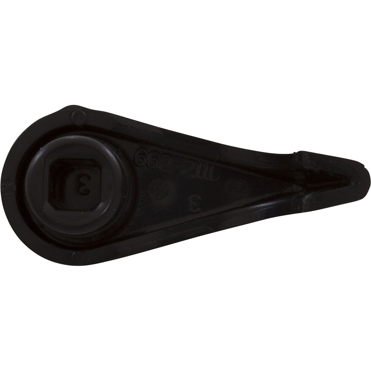Handle, Waterway, Diverter, Black : 662-2111 - Waterway Plastics - 806105205865 - PartsForSpas.com