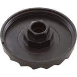 Knob, Waterway, F.A.S., 1" Scalloped, Black : 662-3011