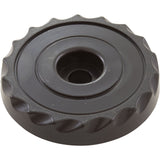 Knob, Waterway, F.A.S., 1" Scalloped, Black : 662-3011