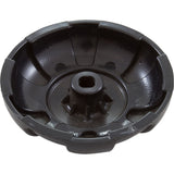 Knob - 6 Spoke Design 1" Air Control - Blk : 662-3611