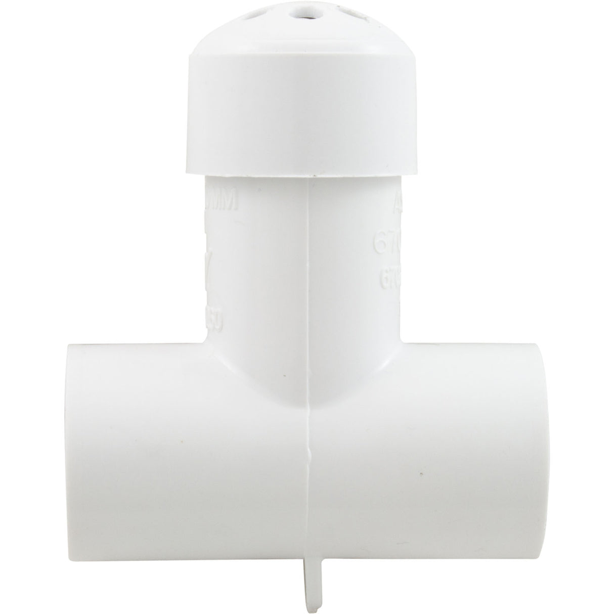 Ww Es 45 Tee Check Valve, 1/2"S, W/Cap, Foam : 670-2220