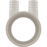2"S X 2"S (2) Port 3/4" Rib Barb Manifold - "Sp" : 672-7100