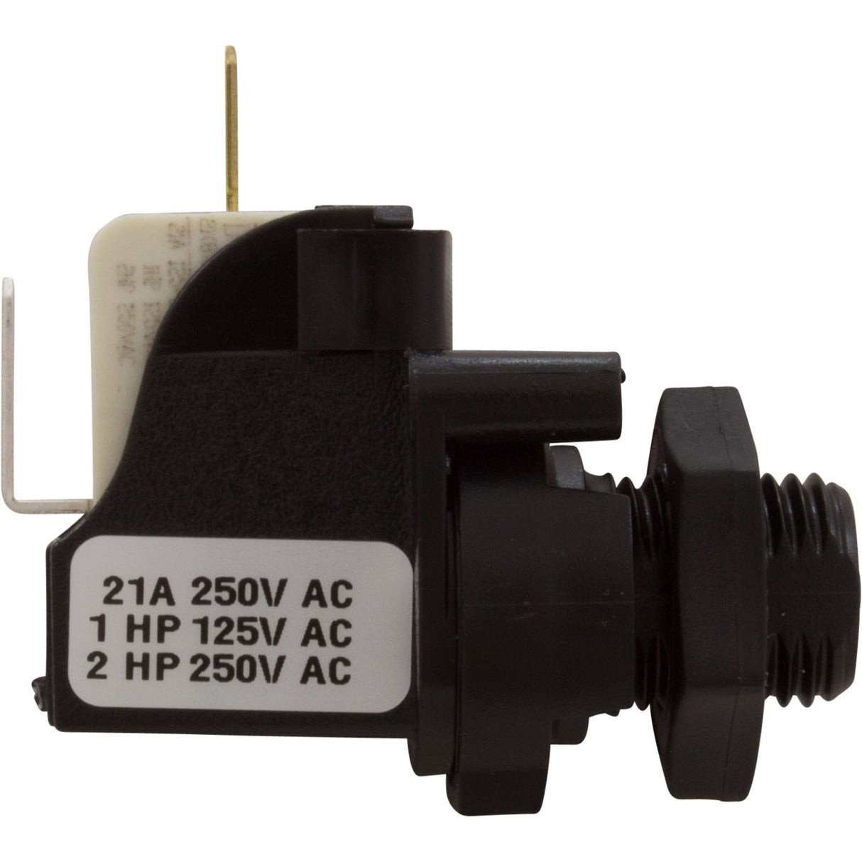 Air Switch, Latching, 9/16-18 Thread W.Retaining W/Nut. : 6871-AEF-U526 - Herga Electric - 6871-AEF-U526 - PartsForSpas.com