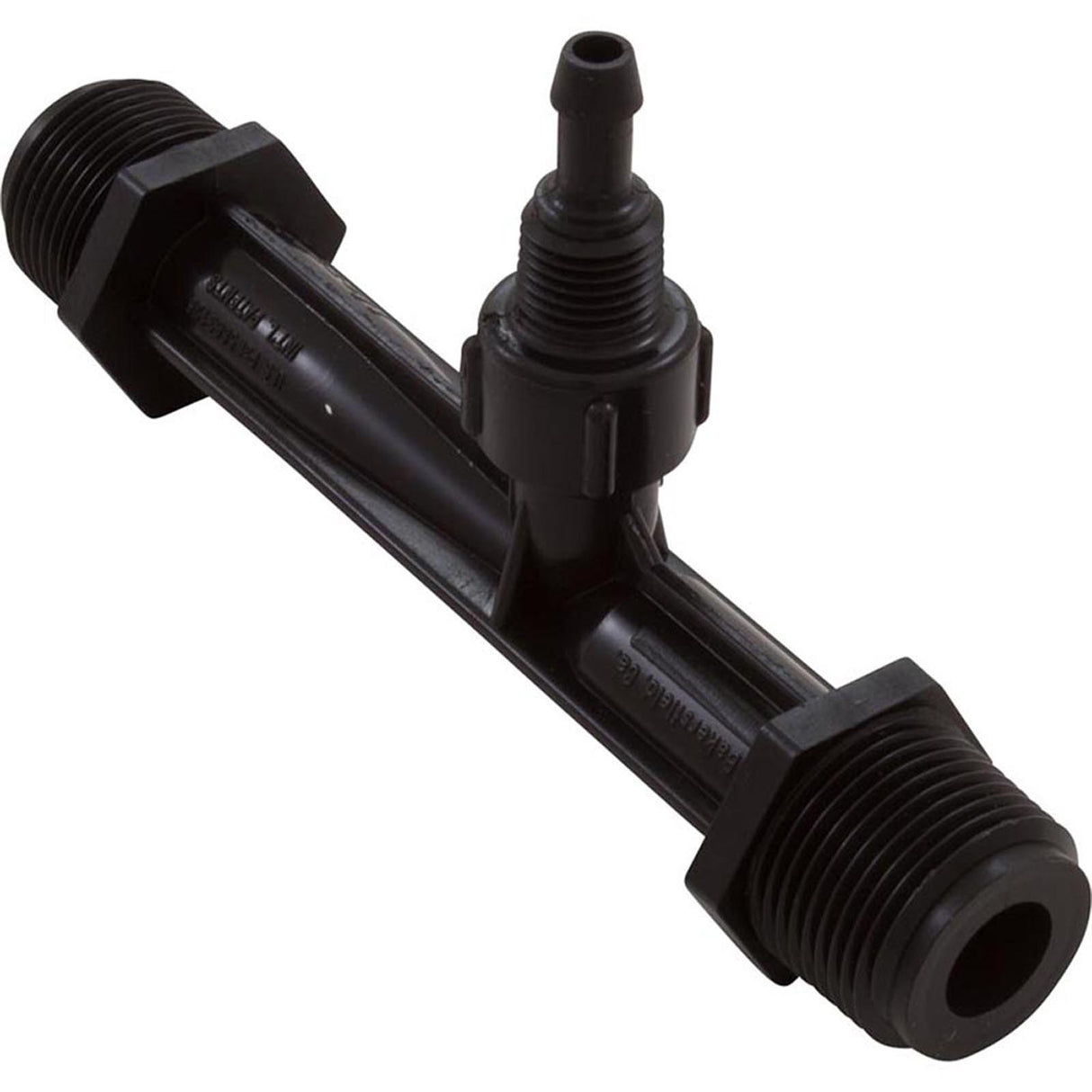 Injector Only, 3/4" Npt, Number 584 Black Kynar, W/O Check Valve : 7-0610 - Del Ozone - 7-0610 - PartsForSpas.com