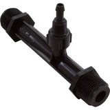Injector Only, 3/4" Npt, Number 584 Black Kynar, W/O Check Valve : 7-0610 - Del Ozone - 7-0610 - PartsForSpas.com