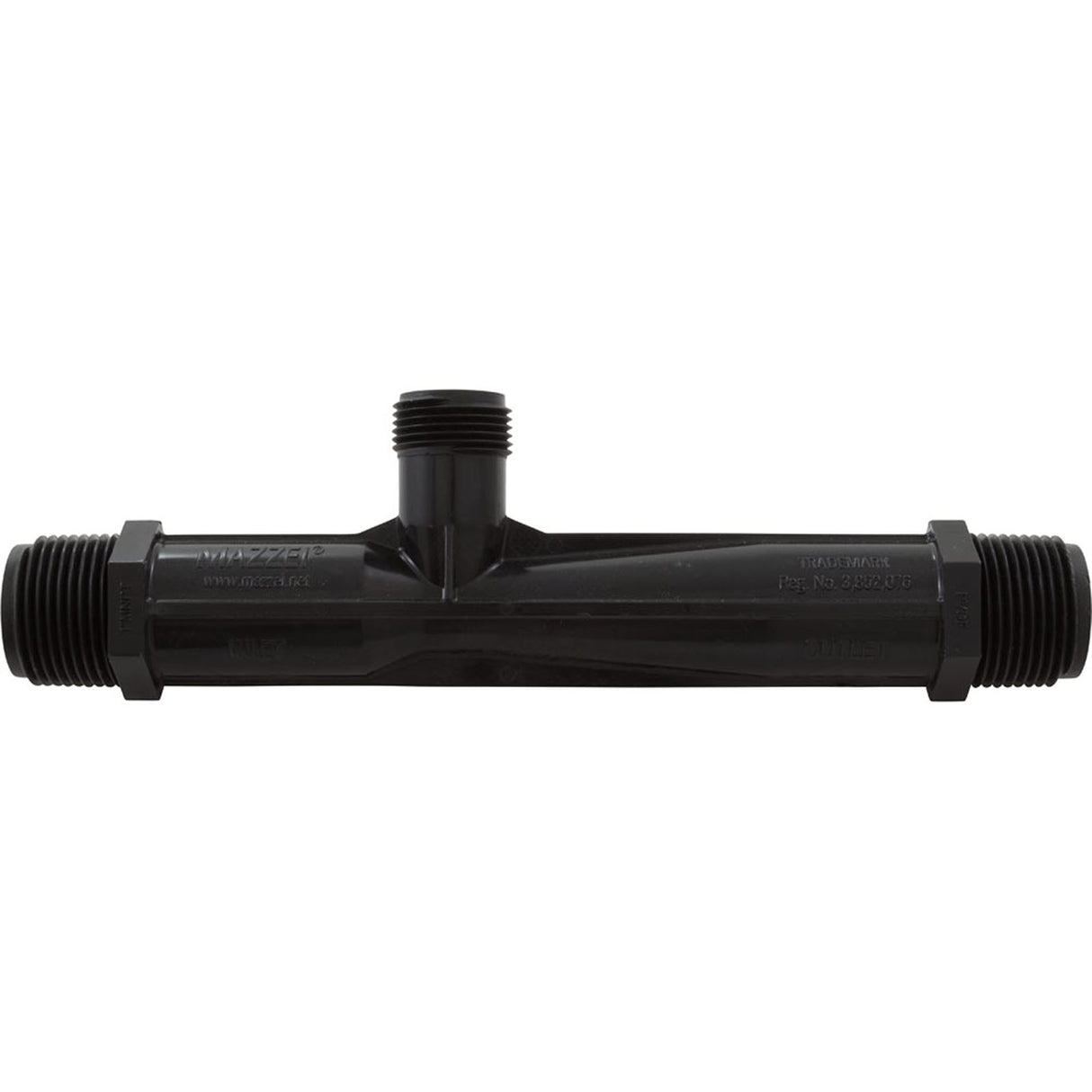 Injector 1"Mnpt (Number 978, Kynar Black) (Used In Iu-206&Iu-201) : Jul-01 - Del Ozone - Jul-01 - PartsForSpas.com