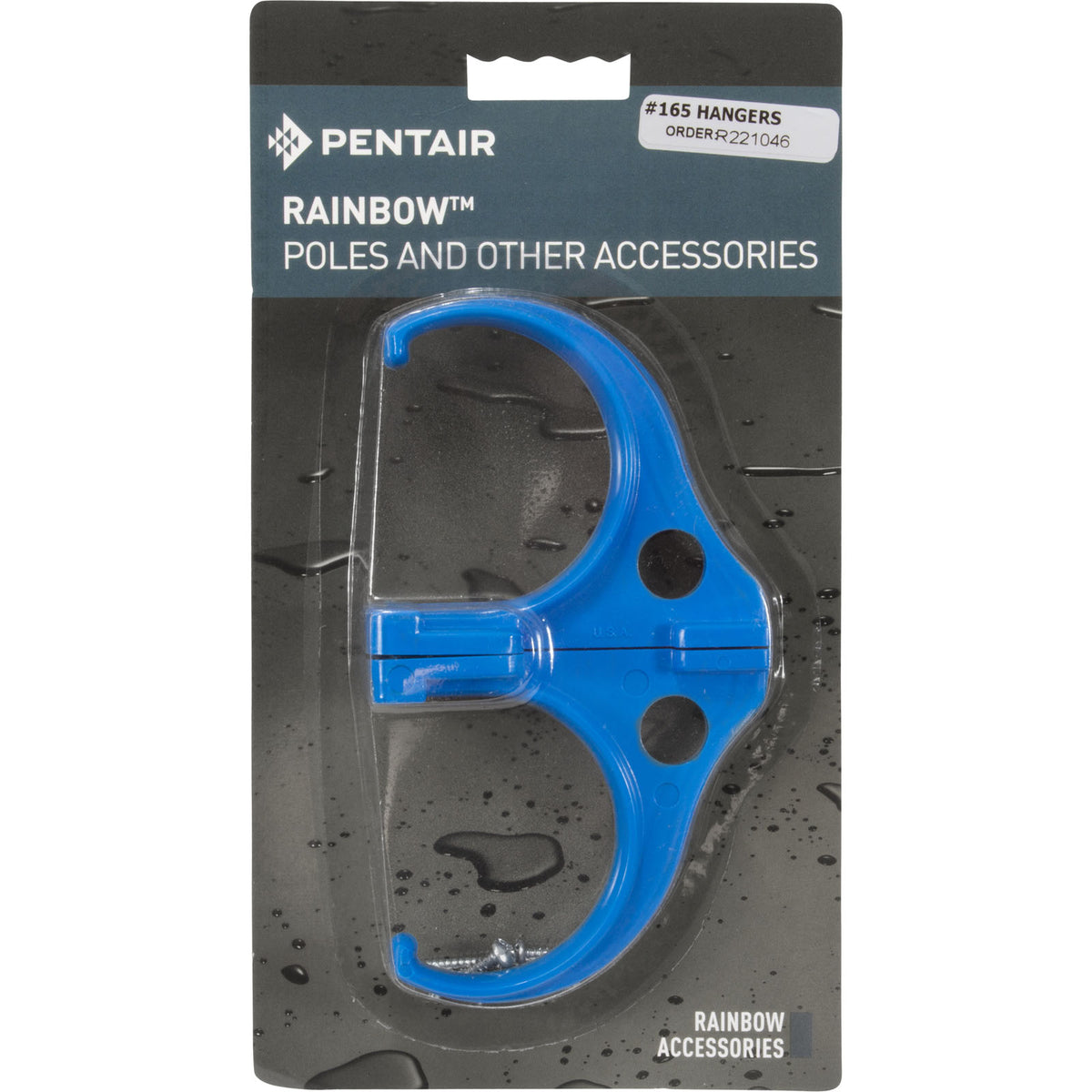Hose Hangers, Pentair, Model 165, ABS, w/ Screws : R221046