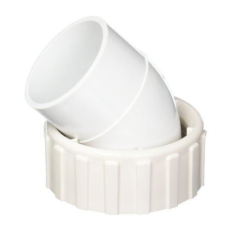 Waterway Plastics 2 Pump Union X 2 Spg 45 Degree Tailpiece : (400-4300)