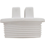 Universal Plug 1 1/2"Mpt W/ O Ring Groove - White : 715-6610 - Waterway Plastics - 715-6610 - PartsForSpas.com