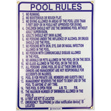 Sign, Pool Rules, North Carolina, 24" x 36" : R234100 - Pentair - 788379008307 - PartsForSpas.com