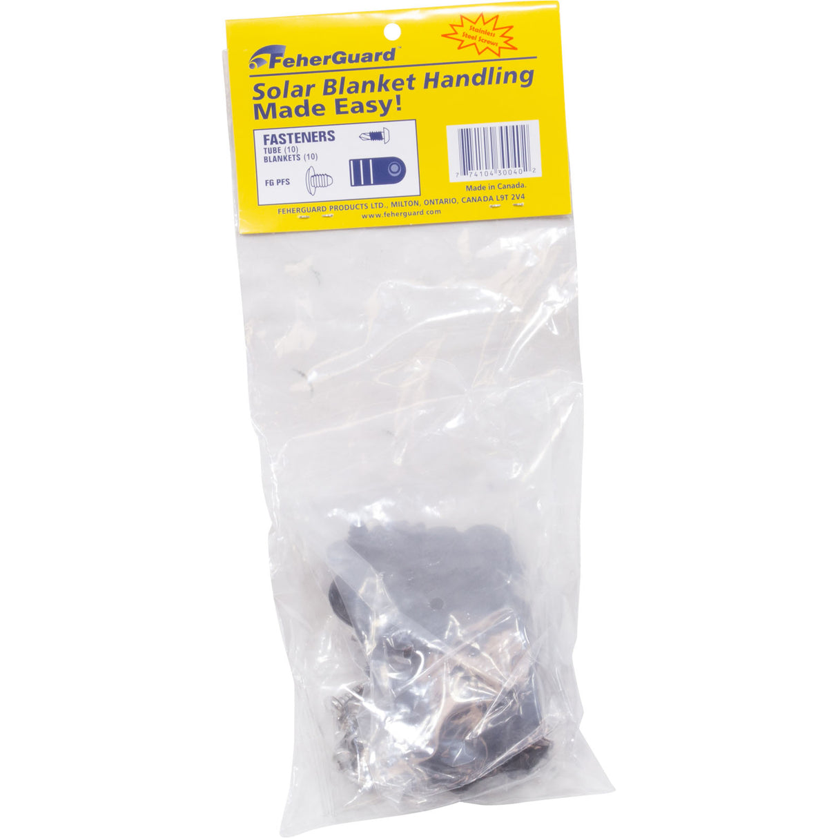 Fasteners, 10 Sets Of 12 Case, FeherGuard, Tube & Blanket : FG - PFS CASE