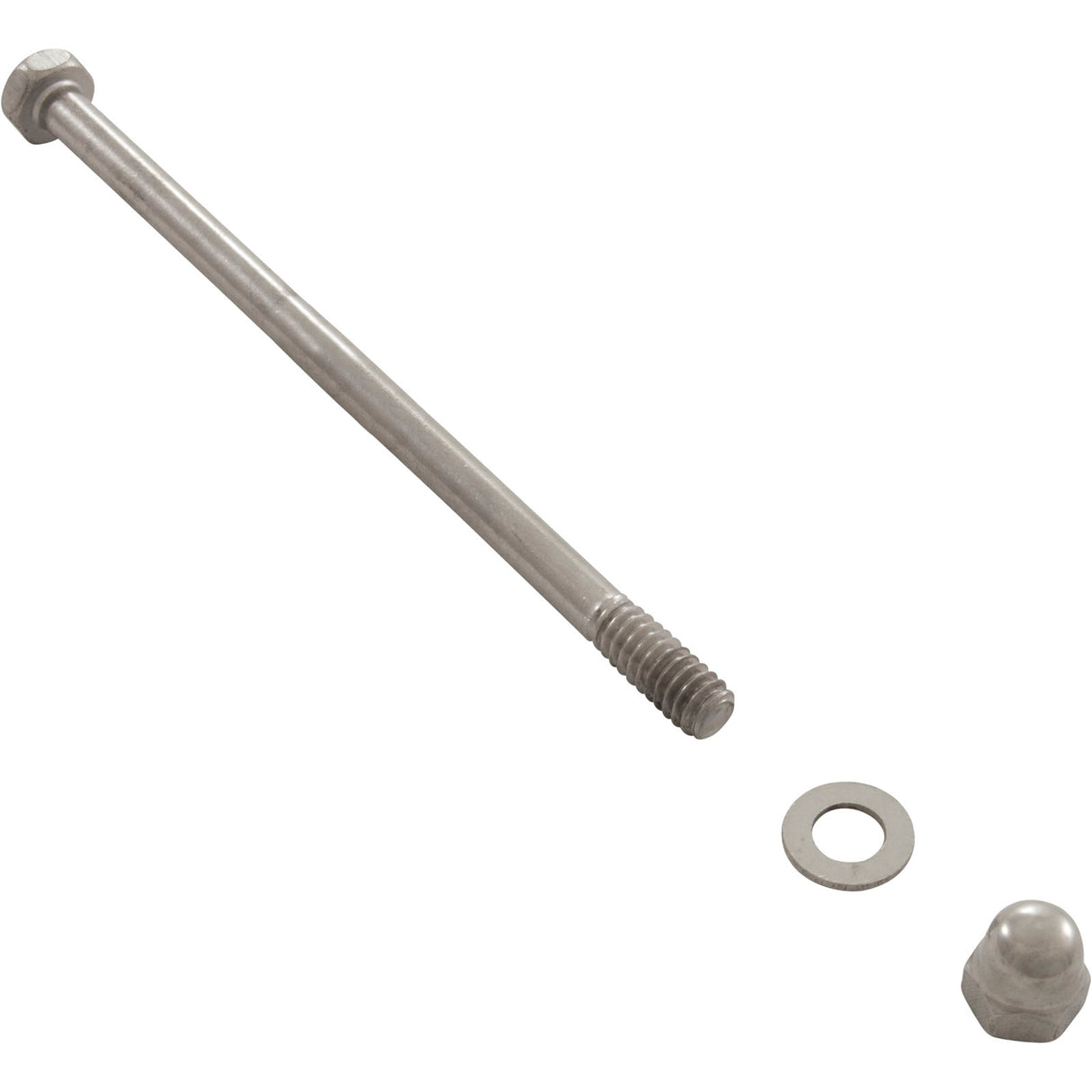 Axle Bolt & Nut, GLI Pool Products, 4" Stainless Steel : 99-55-4395024