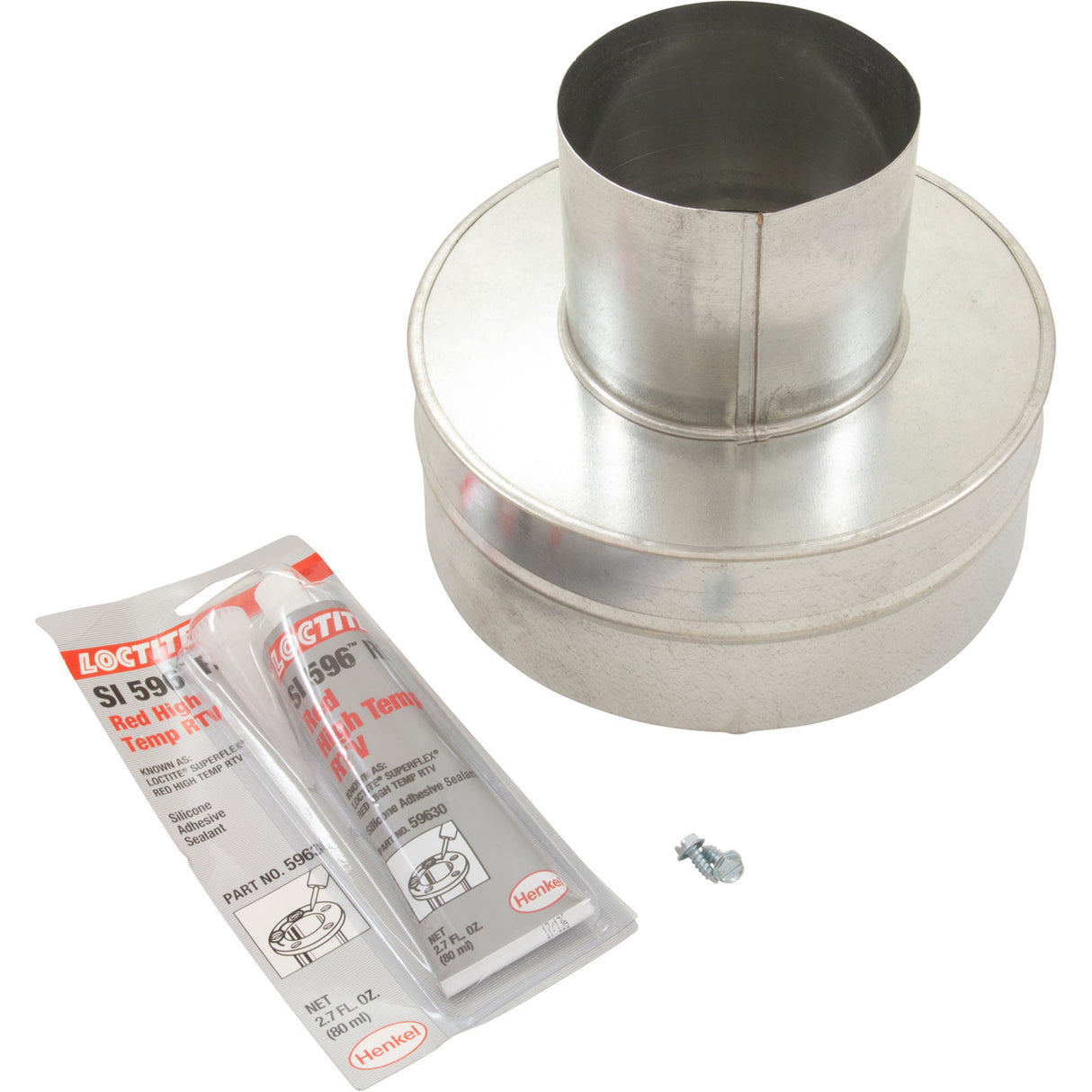 Kit Metal Flue Collar 4 Inx8 In Accessory : 77707-0077 - Pentair - 022315209961 - PartsForSpas.com