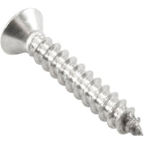 Number 8 X 1" Phil Flat Head Type A 316 S/S Screw : 819-1031