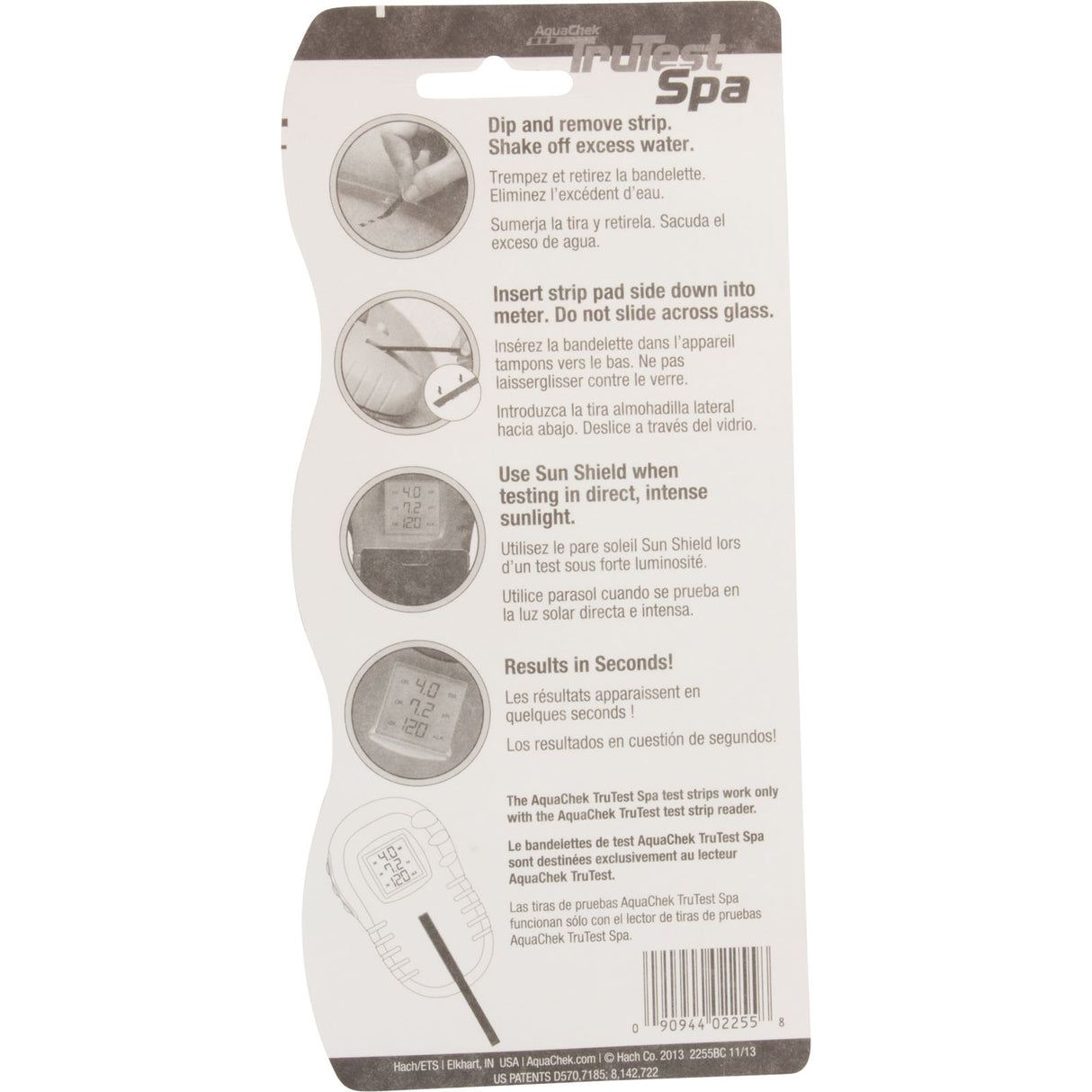 Test Strips, Expired, AquaChek, TruTest Spa Refill, 50 Strips : 522255EXPIRED - AquaChek/Hach - 522255EXPIRED - PartsForSpas.com