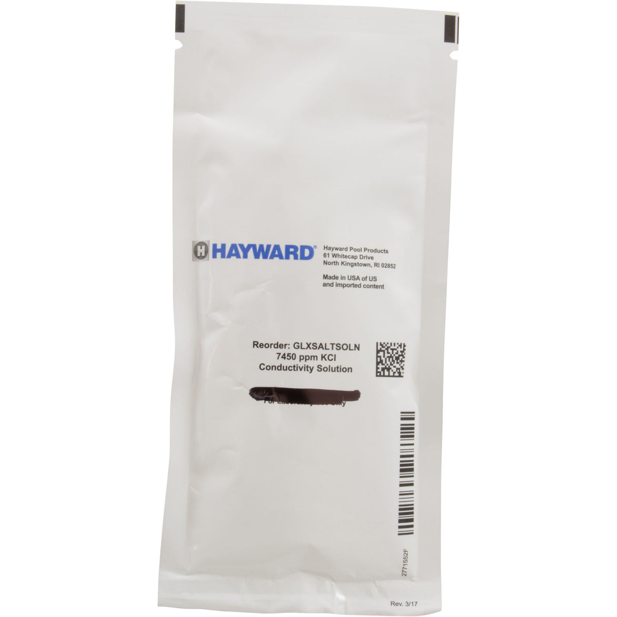 Calibration Solution, Hayward Digital Salt Meter, 7450ppm : GLXSALTSOLN2PK - Hayward - 0610377356985 - PartsForSpas.com