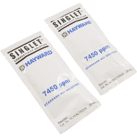 Calibration Solution, Hayward Digital Salt Meter, 7450ppm : GLXSALTSOLN2PK - Hayward - 0610377356985 - PartsForSpas.com
