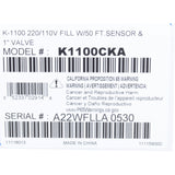 Auto Fill, Jandy Levolor K1100, Fill Only, 1", Dual Style, 50ft : K1100CKA - Zodiac - 052337029148 - PartsForSpas.com
