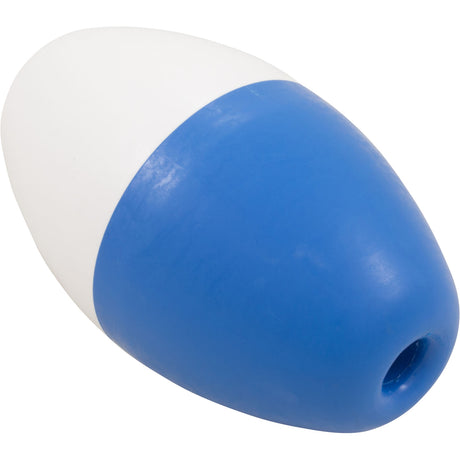 Float, Pentair Number 590, 5" x 9", Oval, 3/4" Rope, Bl/Wht : R181086 - Pentair - 788379005597 - PartsForSpas.com