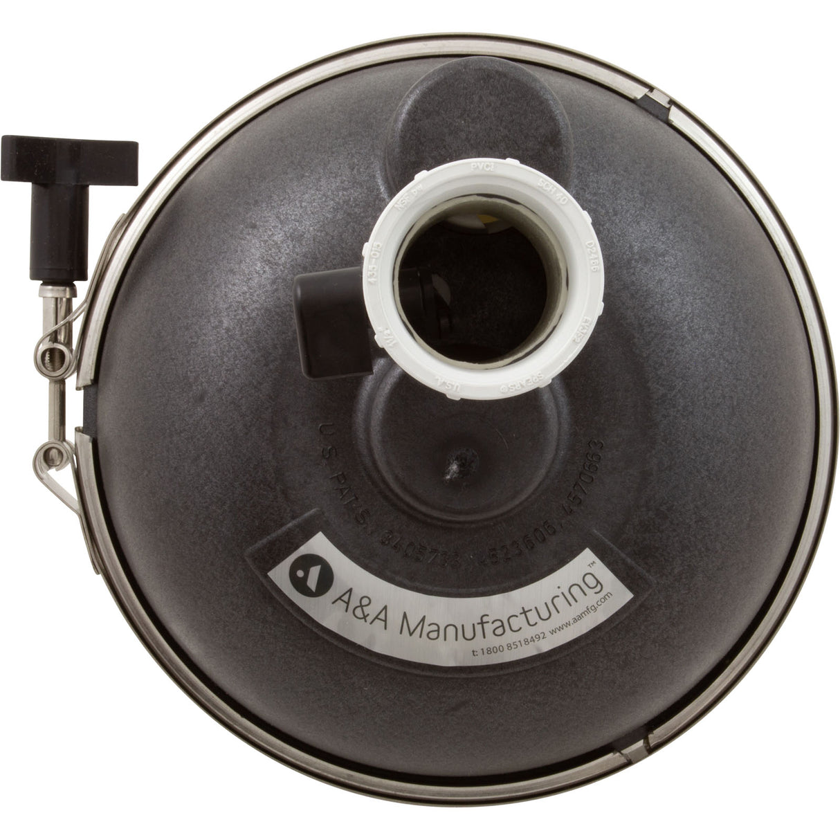 Complete Valve TF 1-1/2" 6PT W/Quick Stop : 225470 - A & A Manufacturing - 818965010473 - PartsForSpas.com