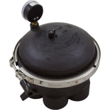 Water Valve, Paramount, 6 Port, 2", Black : 004-302-4184-03 - Paramount Leisure Industries - 004-302-4184-03 - PartsForSpas.com