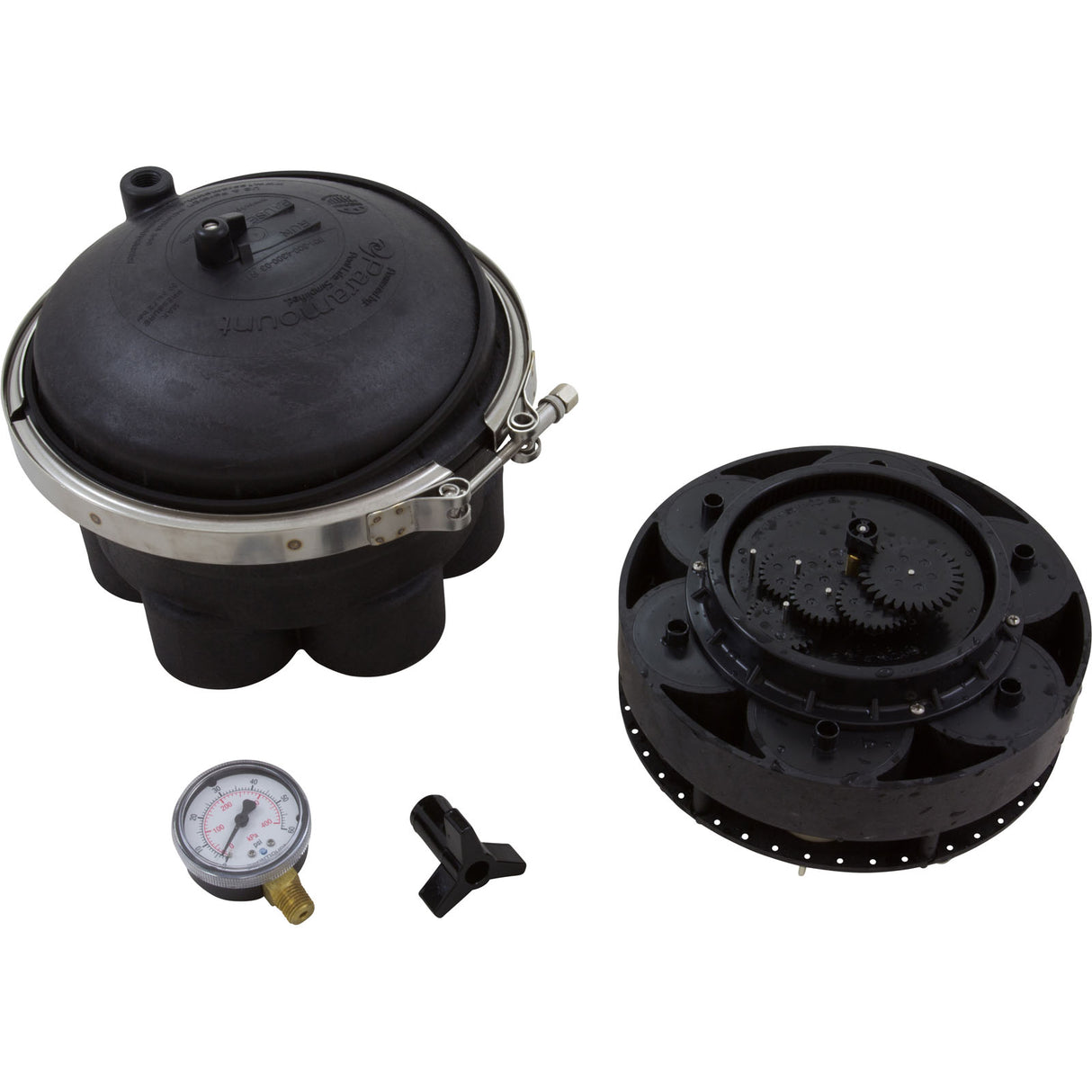 Water Valve, Paramount, 6 Port, 2", Black : 004-302-4184-03 - Paramount Leisure Industries - 004-302-4184-03 - PartsForSpas.com