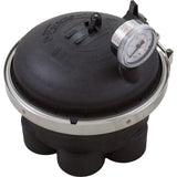 Water Valve, Paramount, 6 Port, 2", Black : 004-302-4184-03 - Paramount Leisure Industries - 004-302-4184-03 - PartsForSpas.com