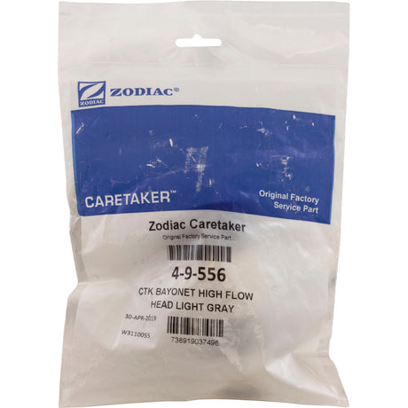 Cleaning Head, Zodiac Polaris, Hi-Flo, Light Gray : 4-9-556 - Polaris/Zodiac - 7.38919E+11 - PartsForSpas.com
