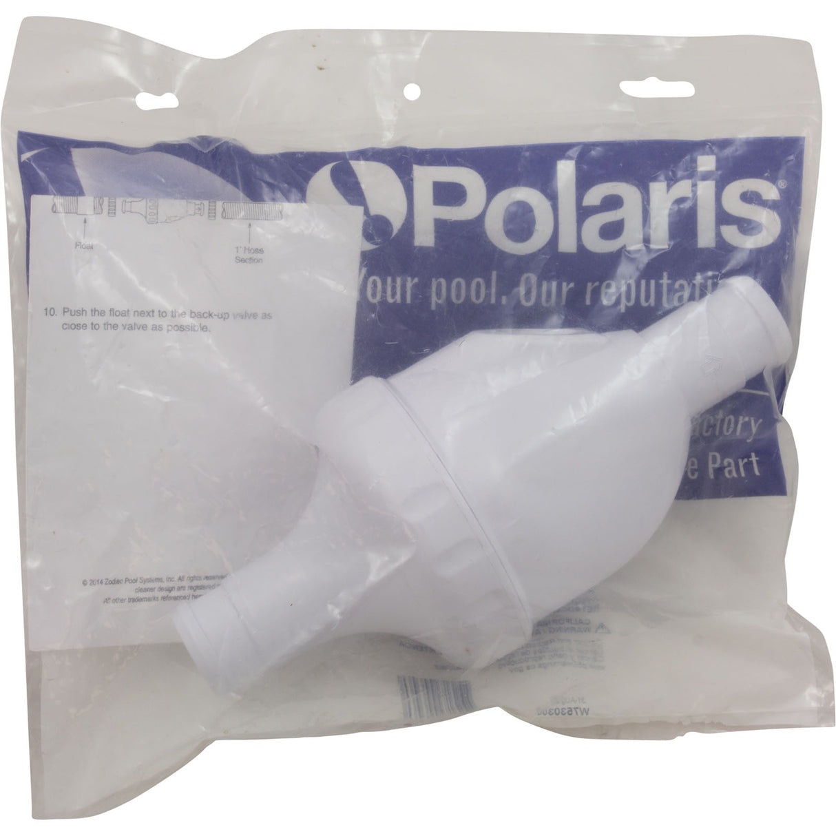 Backup Valve Case, Zodiac Polaris 360, In-Line : 9-100-1202 - Polaris/Zodiac - 738919003460 - PartsForSpas.com