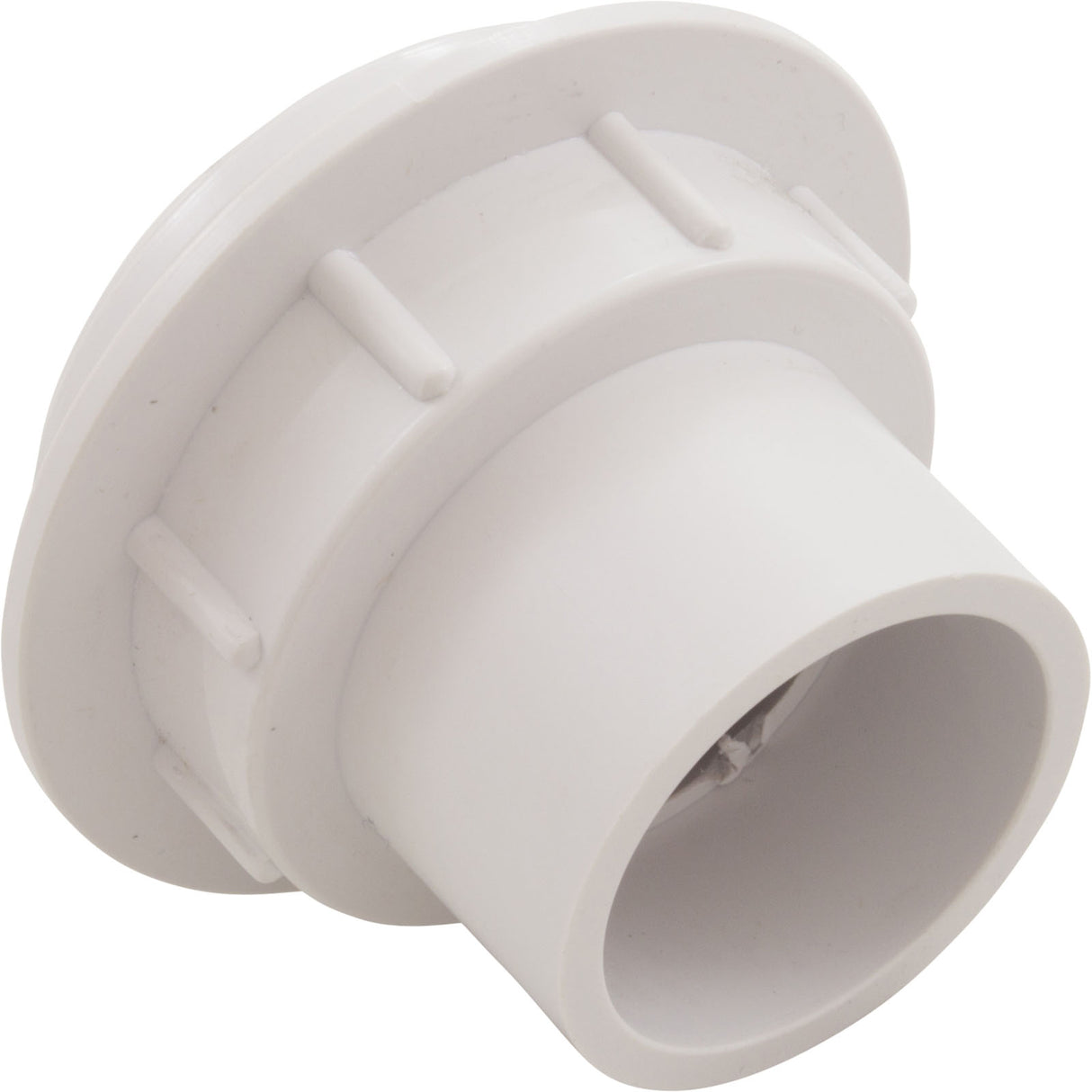 Return Fitting/Inlet, Zodiac ThreadCare, 1.5" and 1", White : 3-3-110