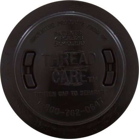 Return Fitting/Inlet, Zodiac ThreadCare, 1.5" and 1", Black : 3-3-112 - Zodiac - 738919034860 - PartsForSpas.com
