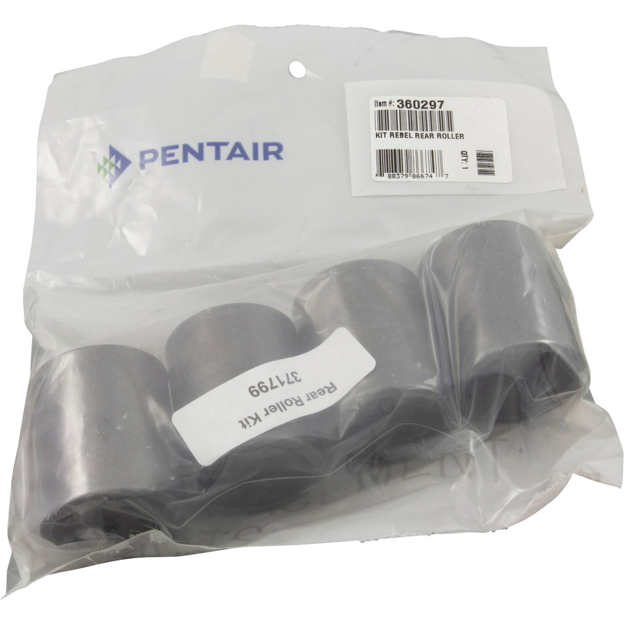 Rear Roller Kit, Pentair Rebel : 360297 - Pentair - 788379866747 - PartsForSpas.com