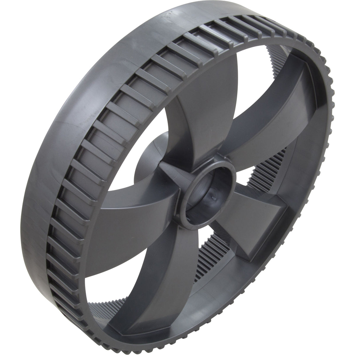 Wide Wheel, Kreepy Krauly Platinum, Gray, w/o Bearings : 370406Z