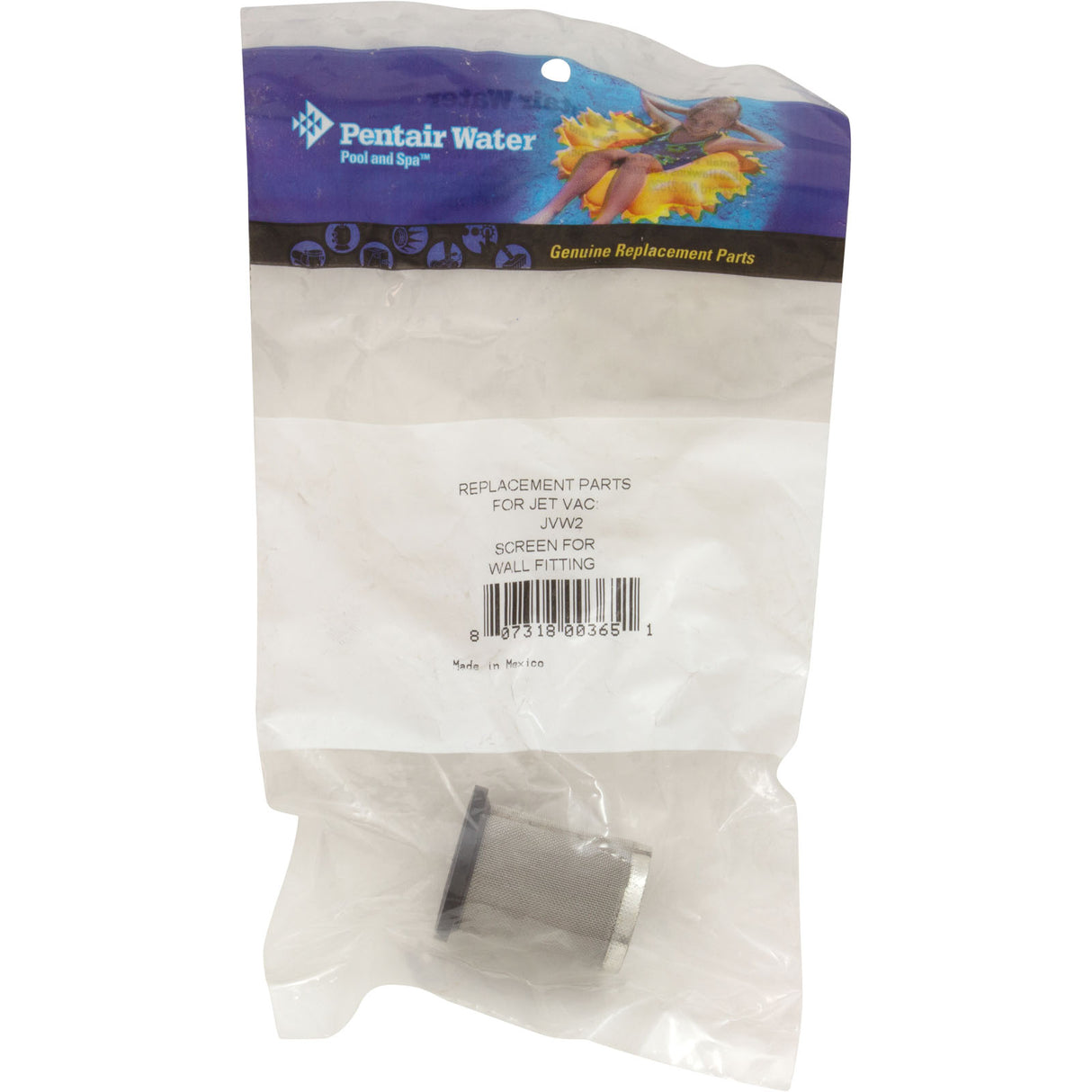 Wall Fitting Screen, Pentair L79BL Cleaner, 1-1/2" : EJVW2 - Letro/Pentair - 807318018105 - PartsForSpas.com