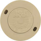 Cleaning Head, A&A Manufacturing Style I, Hi-Flow, Tan : 521421 - A&A Manufacturing - 521421 - PartsForSpas.com