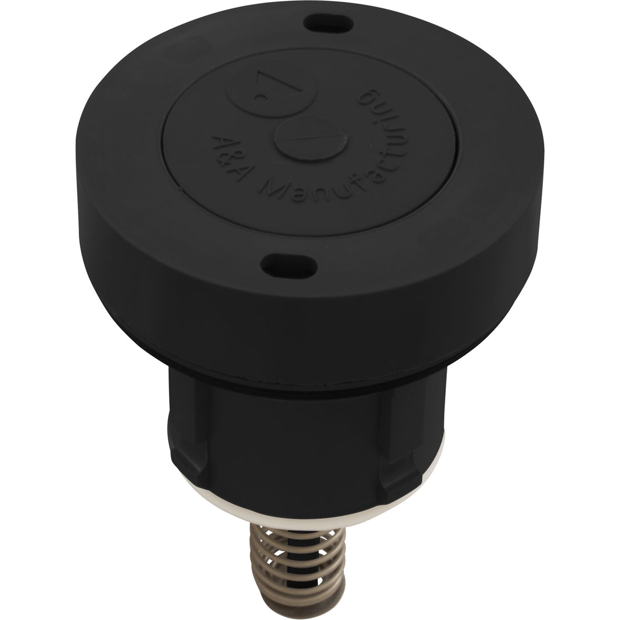 Cleaning Head, A&A Manufacturing Style I, Low-Flow, Black : 521771 - A&A Manufacturing - 521771 - PartsForSpas.com