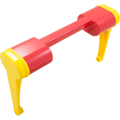Handle, Maytronics Dolphin Orion, Red and Yellow : 9995685 - Maytronics - 718117197970 - PartsForSpas.com